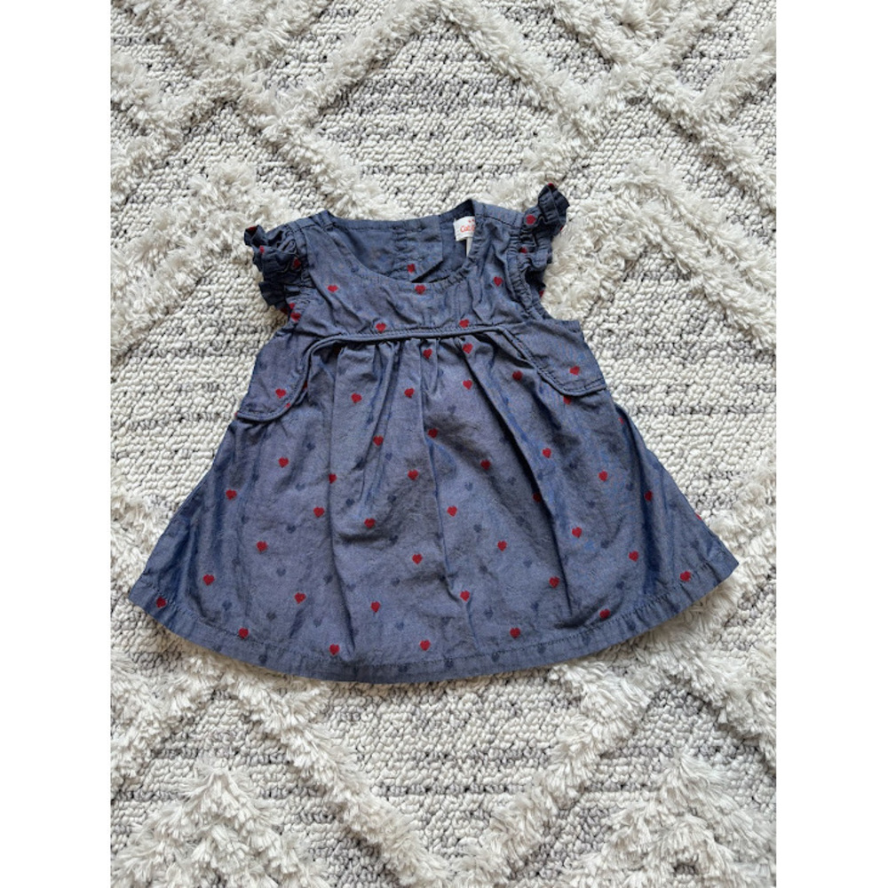 Cat & Jack Denim heart dress